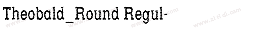 Theobald_Round Regul字体转换